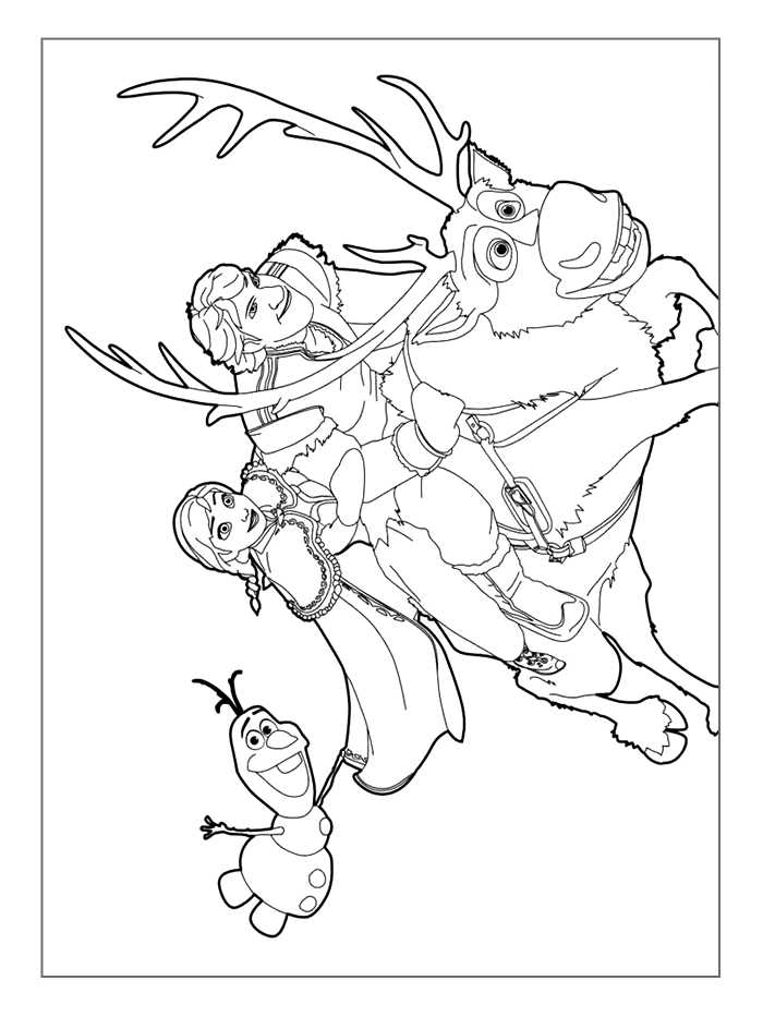 Frozen Coloring Pages Adventures