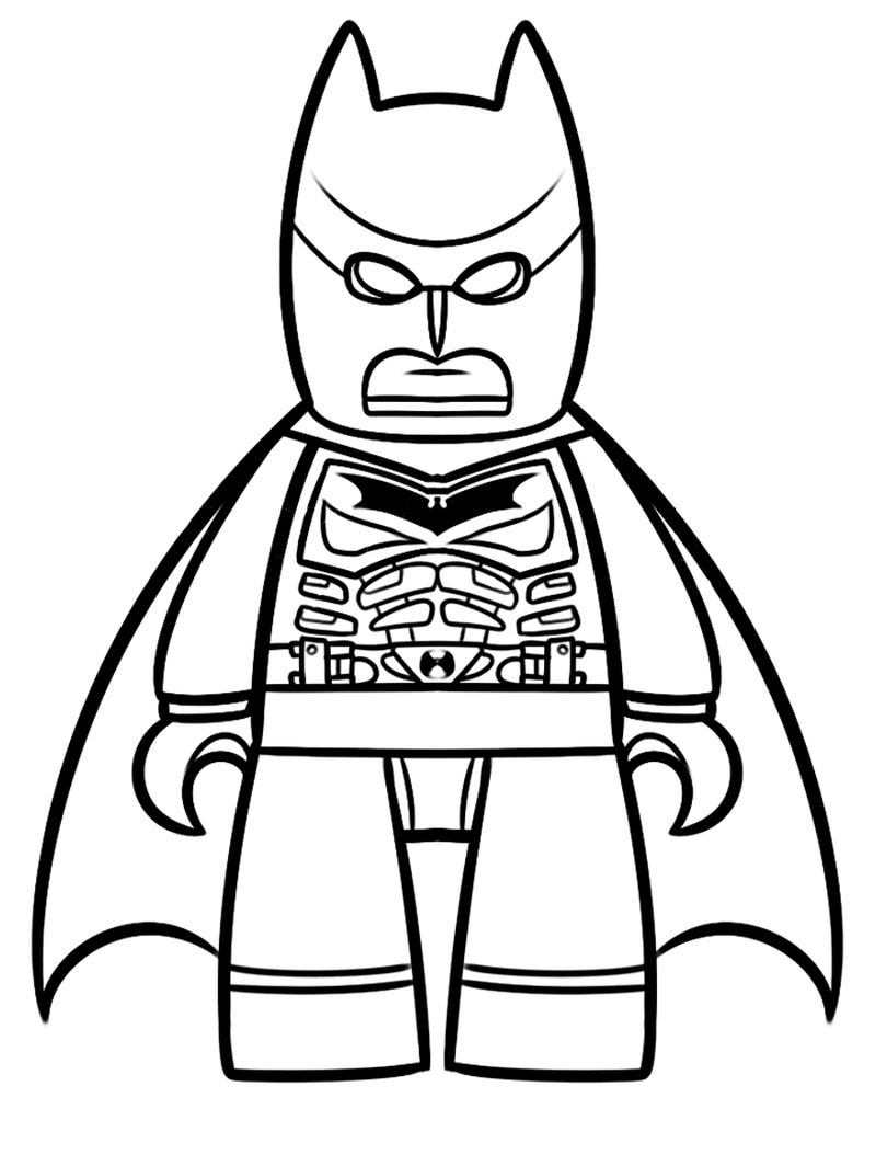 Fun Lego Batman Coloring Sheet