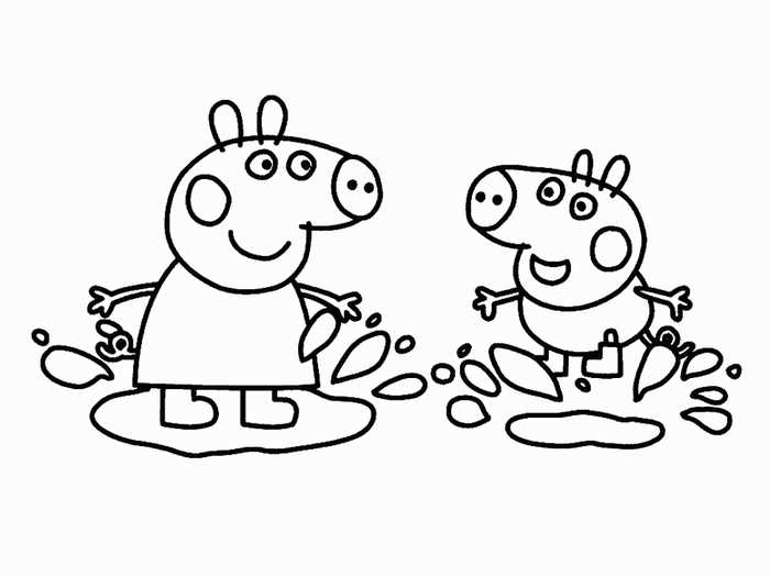Fun Peppa Pig Coloring Pages