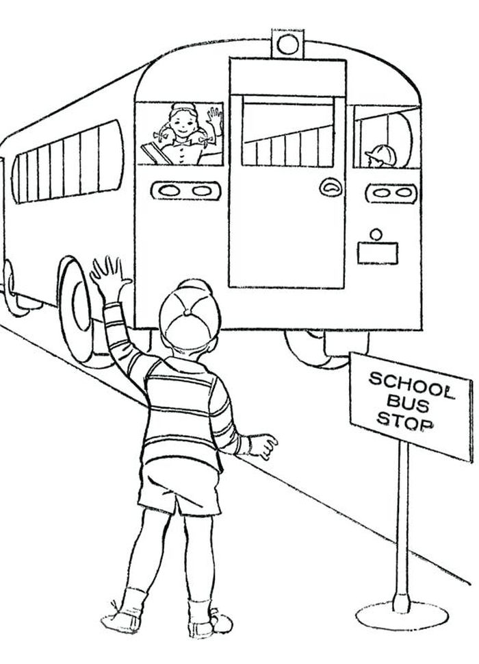 Fun School Bus Coloring Pages