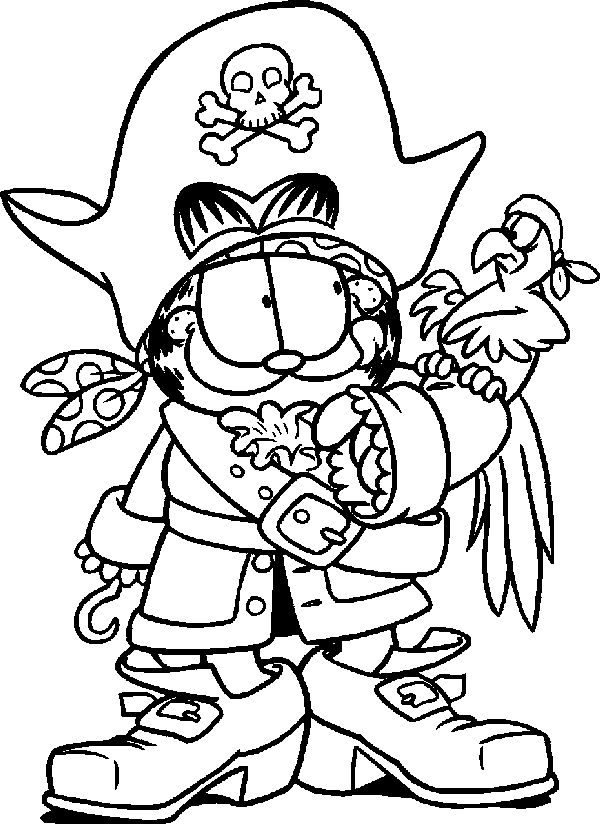 Garfield Cat Coloring Book