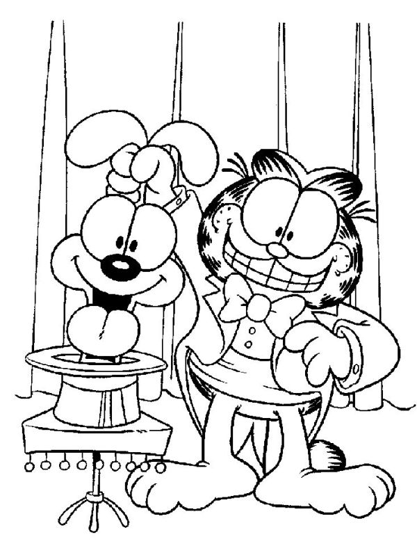 Garfield Coloring Pages Photos