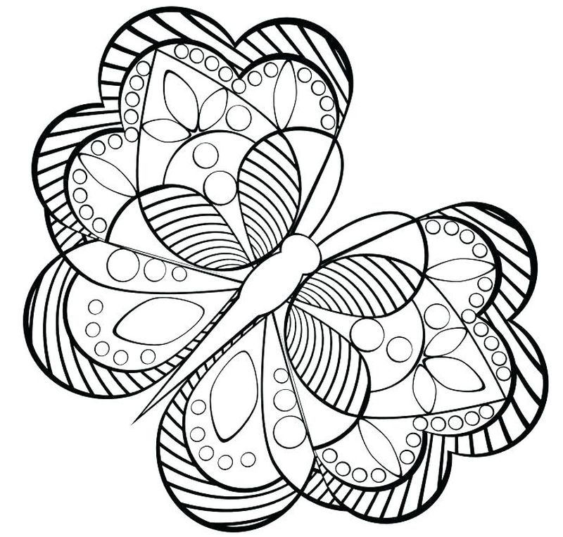 Geometric Coloring Book Pages