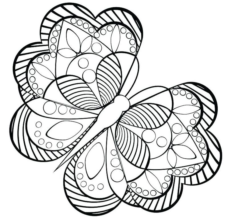 geometric coloring pages for teens