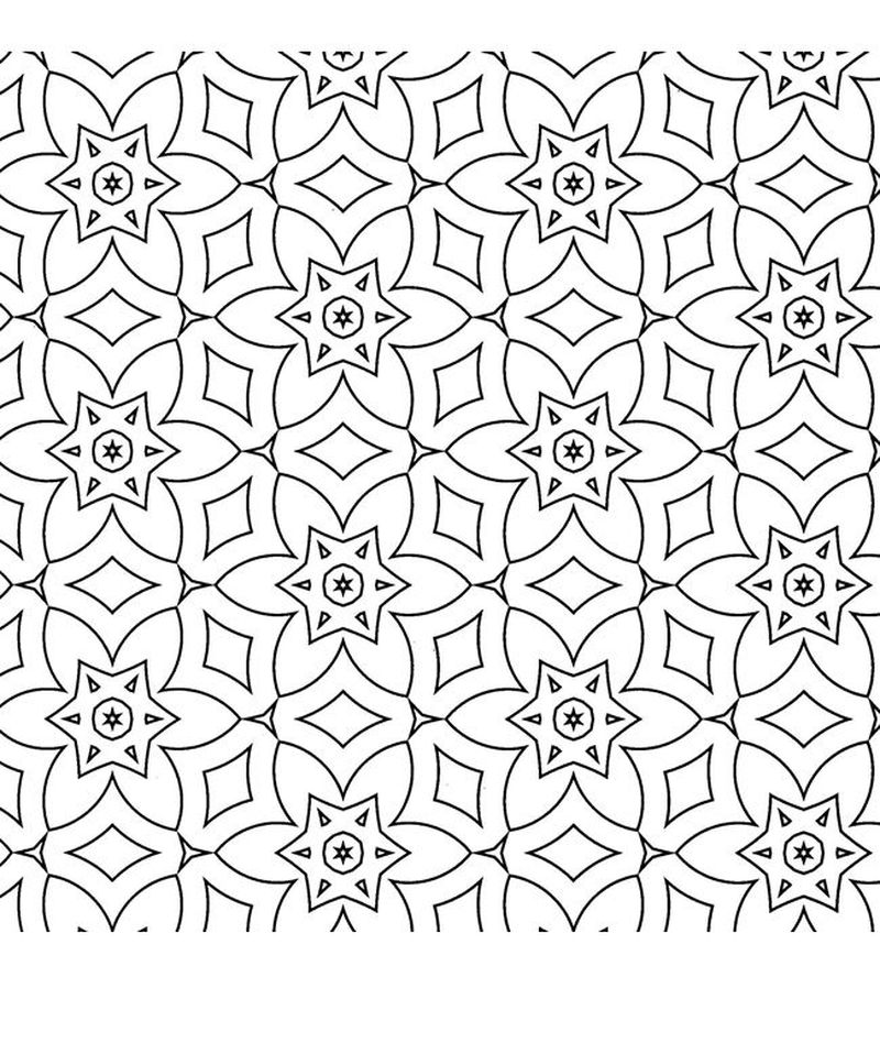 Geometric Coloring Pages Pdf