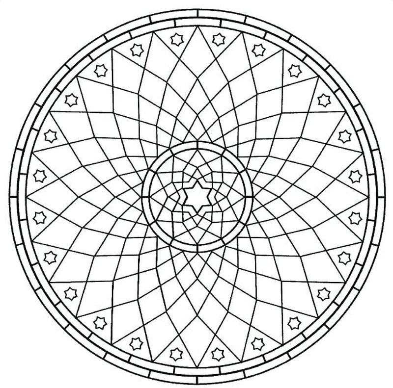 Geometric Coloring Pages Pinterest
