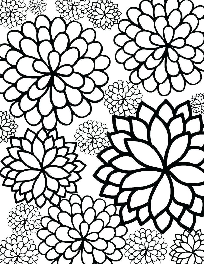 Geometric Pattern Coloring Pages Kids