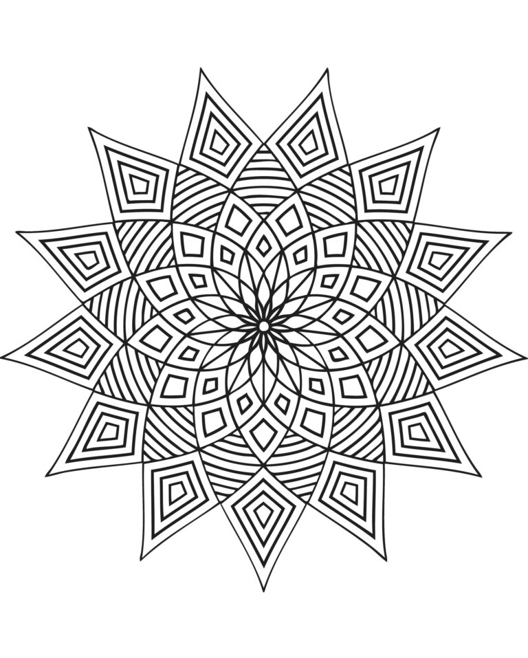 Free Geometry Coloring Pages Pdf - Coloringfolder.com