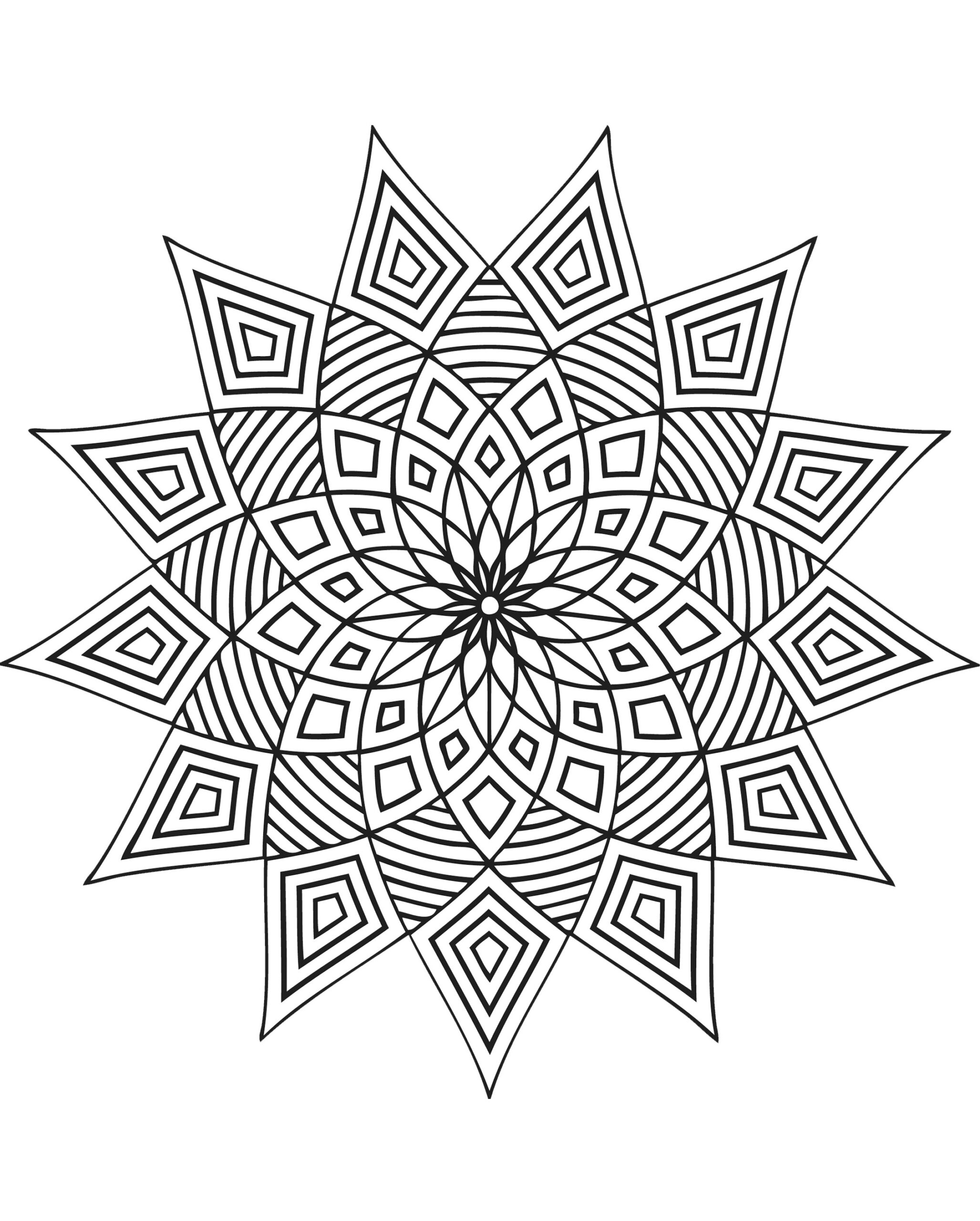 geometry coloring pages printable