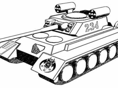 German super heavy tank coloring pages