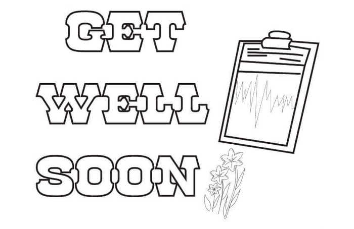 Get Well Soon Card Template Printable