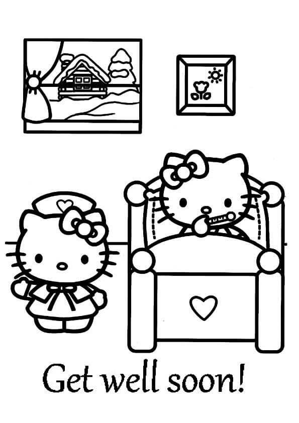 Get Well Soon Coloring Pages A