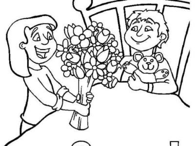 Get Well Soon Friend Coloring Page