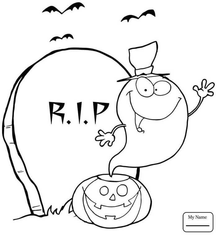 Ghost Coloring Pictures Printable