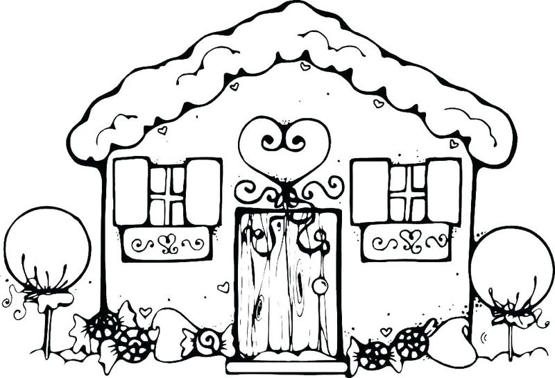 Gingerbread Man Coloring Page Printable