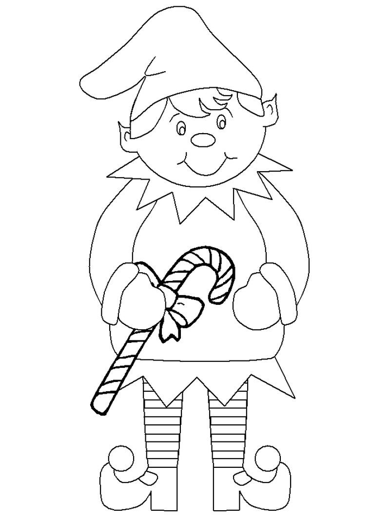 Girl Elf On The Shelf Coloring Pages 1