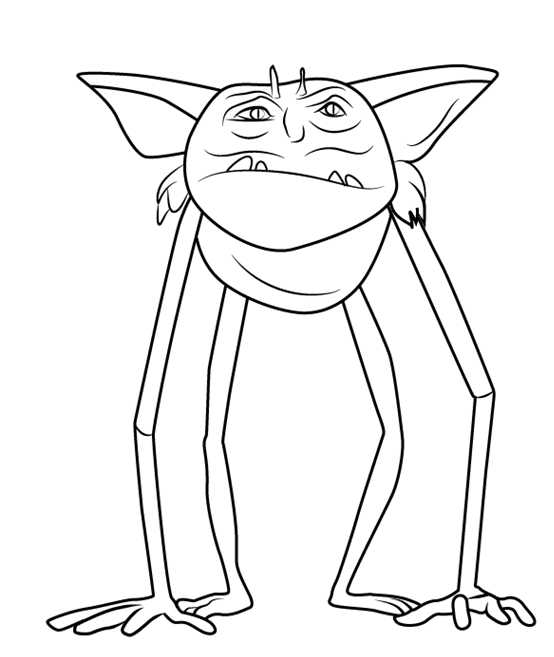Goblin Trollhunters Coloring Page