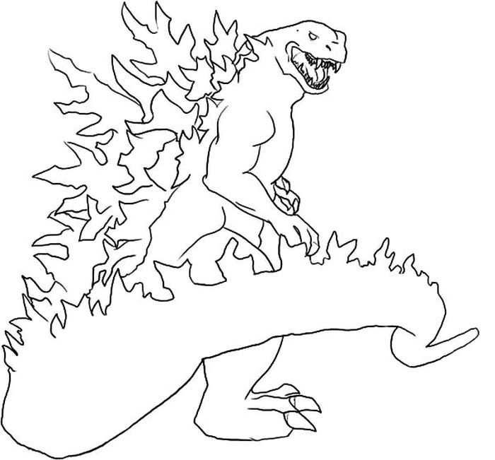 Godzilla Resurgence nd Form Coloring Pages