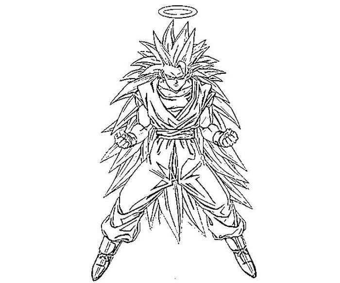 Goku Super Saiyan Coloring Pages