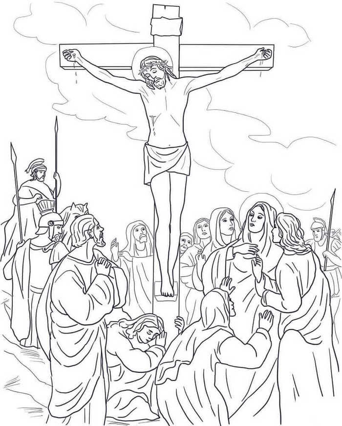 Good Friday Coloring Pages Free
