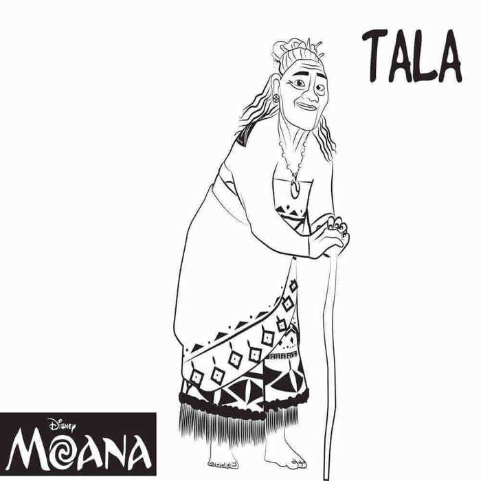 printable coloring pages gramma tala moana