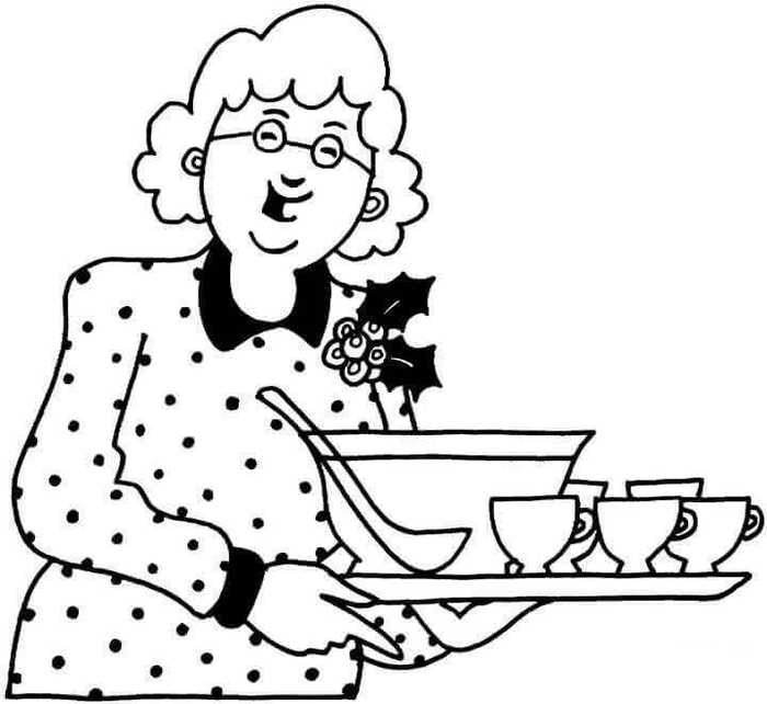 Grandparents Day Coloring Pages For Preschoolers