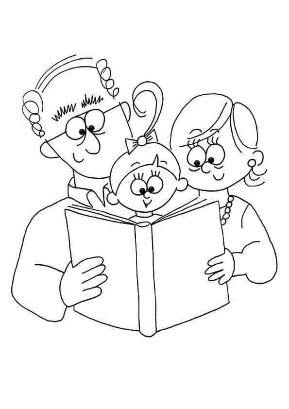 Grandparents Day Coloring Pictures To Print