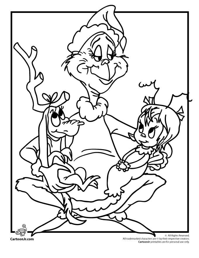 Grinch Coloring Pages
