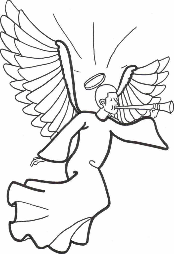 Guardian Angel Coloring Pages 1