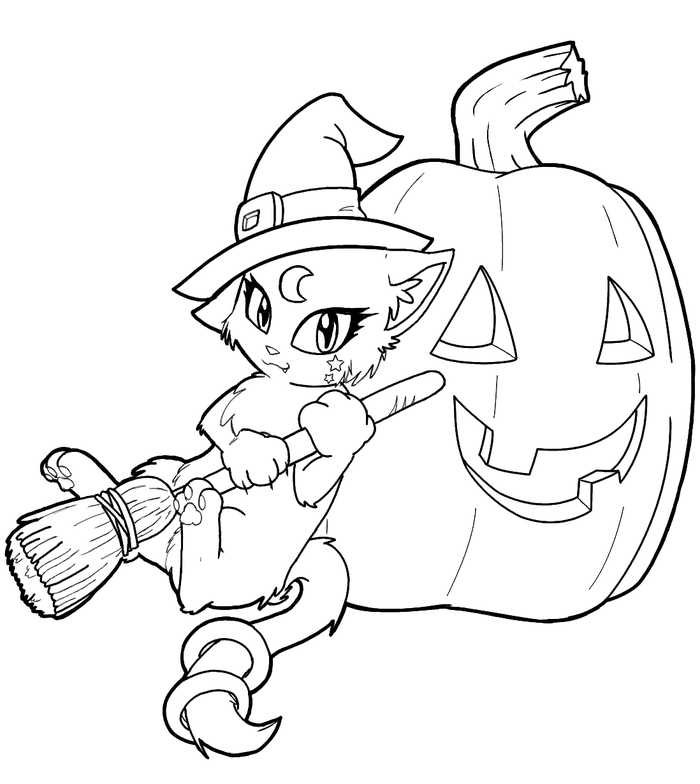 Halloween Witch Coloring Printables