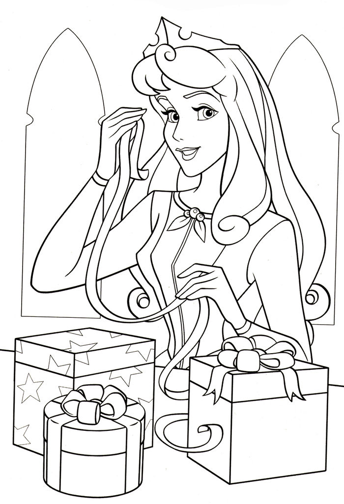 Happy Birthday Aurora Coloring Pages