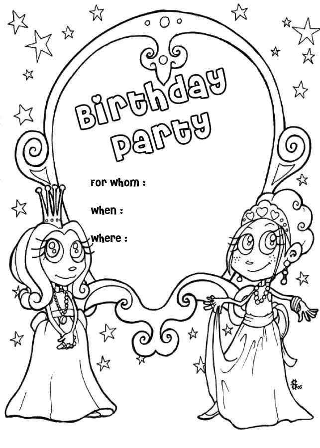 Happy Birthday Printable Invite Card
