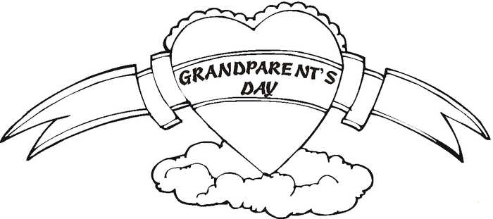 Happy Grandparents Day Coloring Pages Printable
