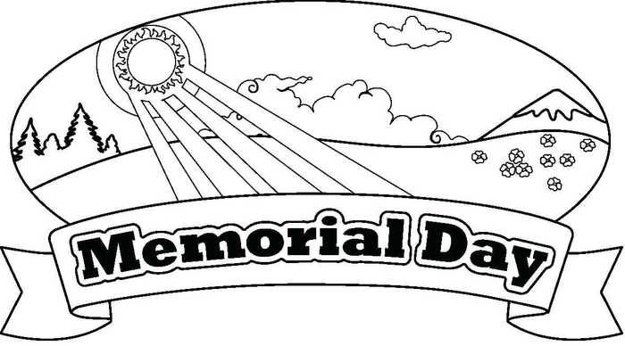 Happy Memorial Day Coloring Pages