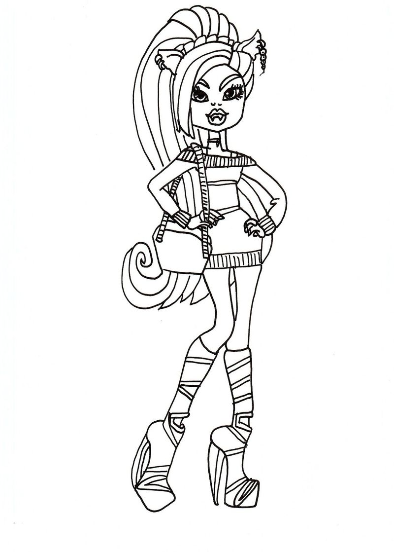 Harley Quinn Cartoon Coloring Pages