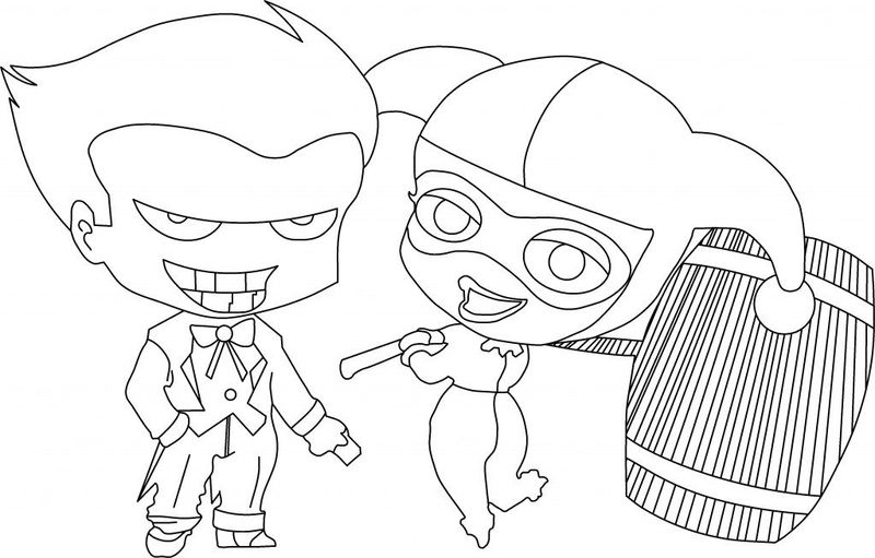 Harley Quinn Coloring Pages Clip Art art ok