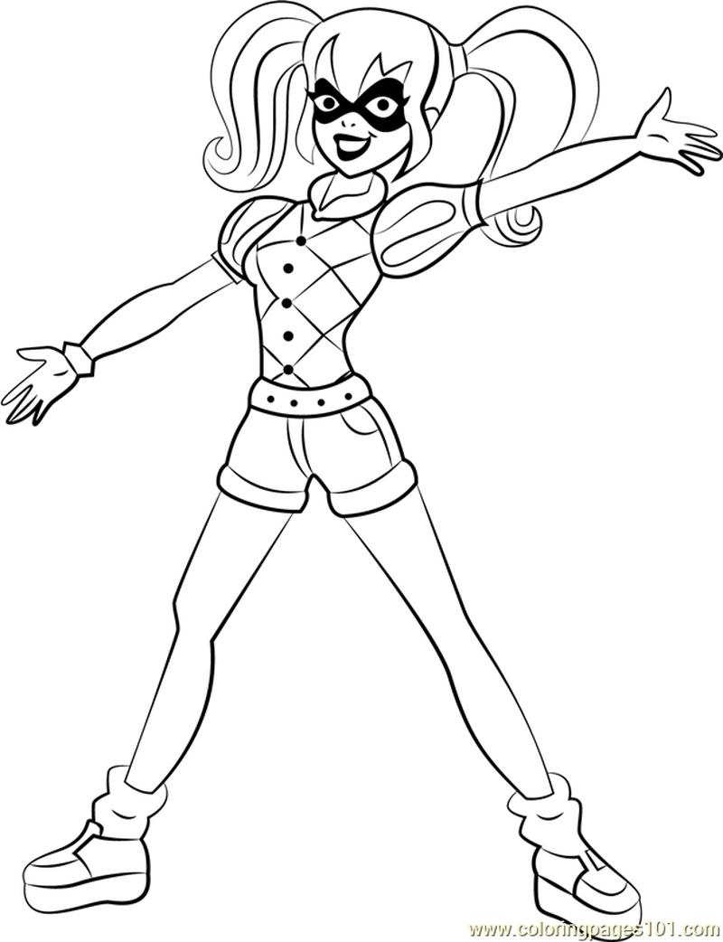 Harley Quinn Coloring Pages Suicide Squad