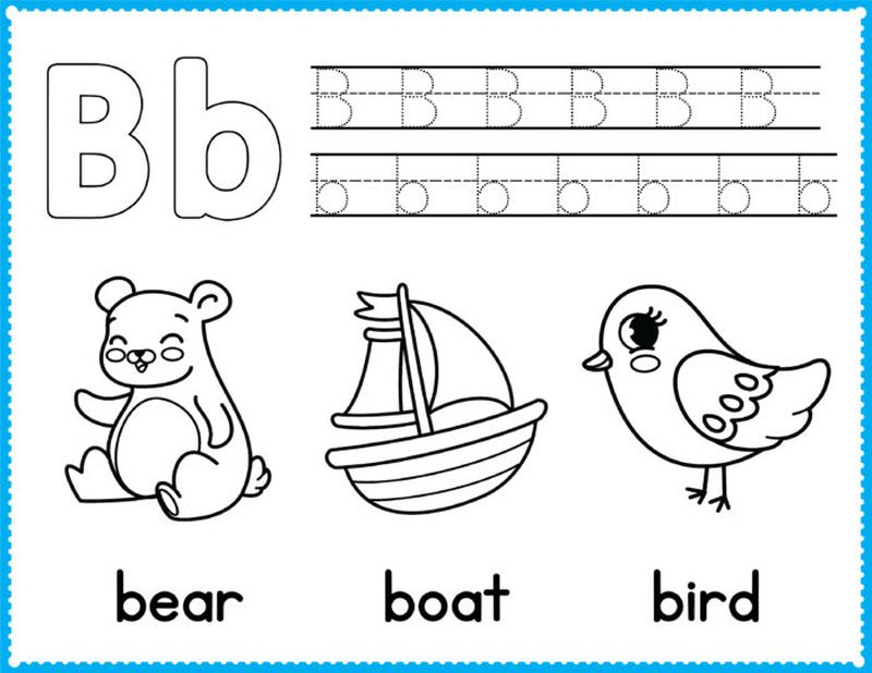 Hebrew Alphabet Coloring Pages
