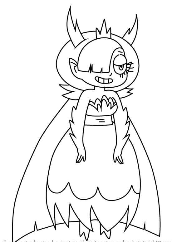 Hekapoo Star Vs. The Forces Of Evil Coloring Page