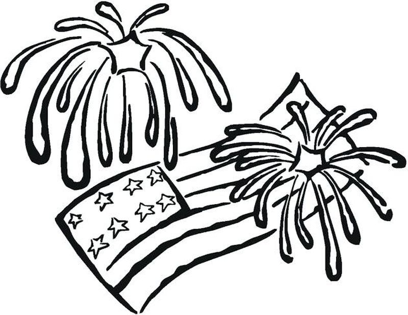 Hello Kitty 4th Of July Coloring Pages