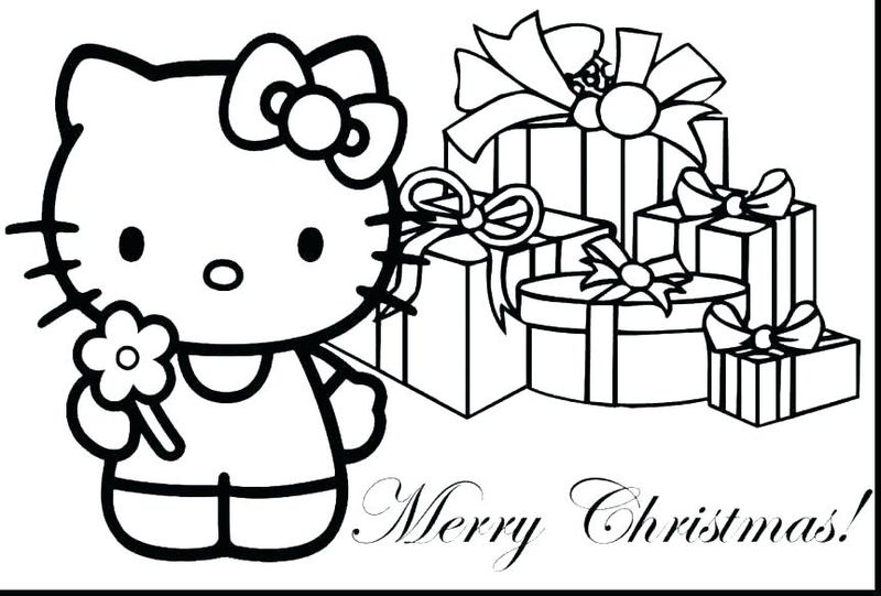 Hello Kitty Cat Coloring Pages
