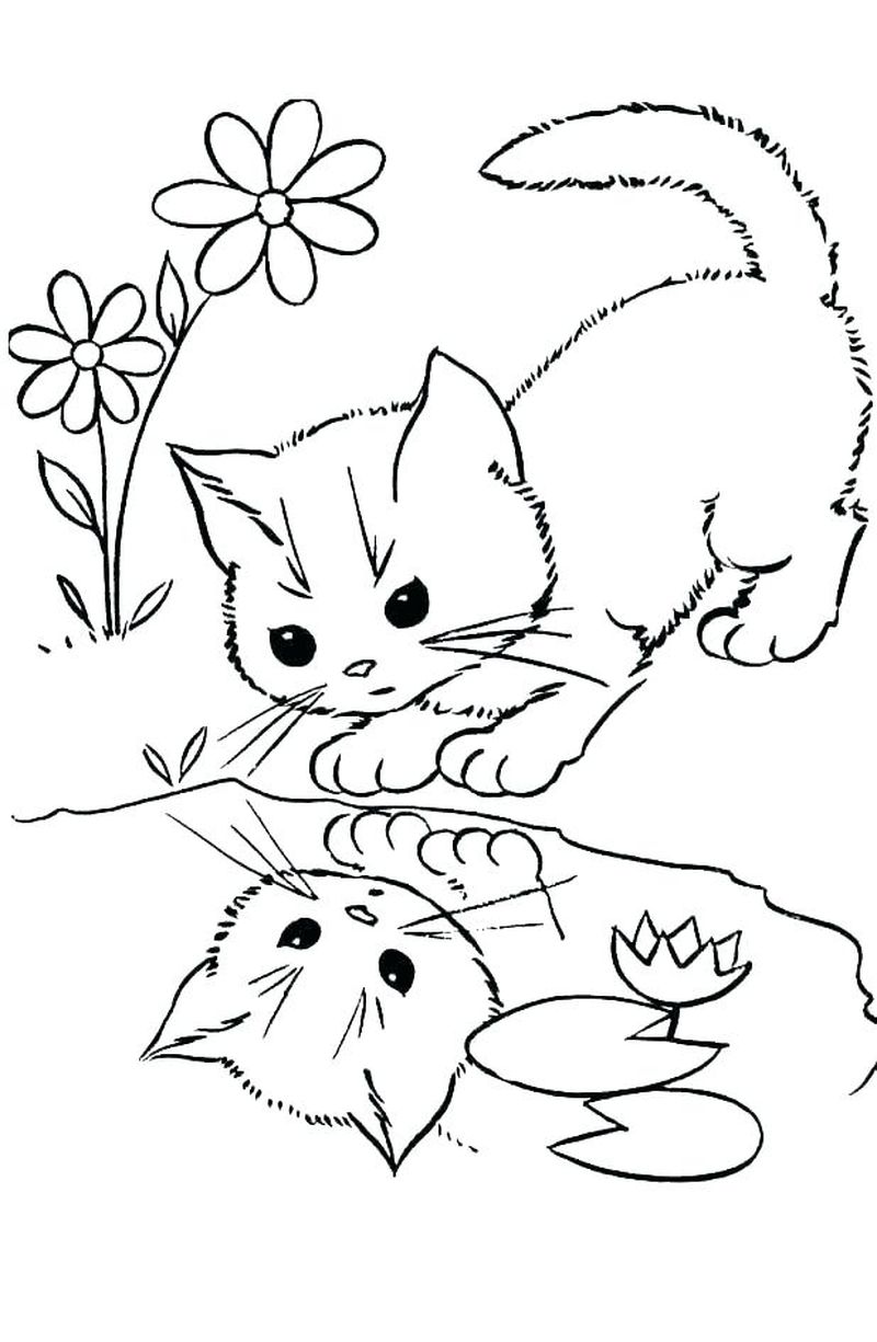 Hello Kitty Coloring Pages Easter