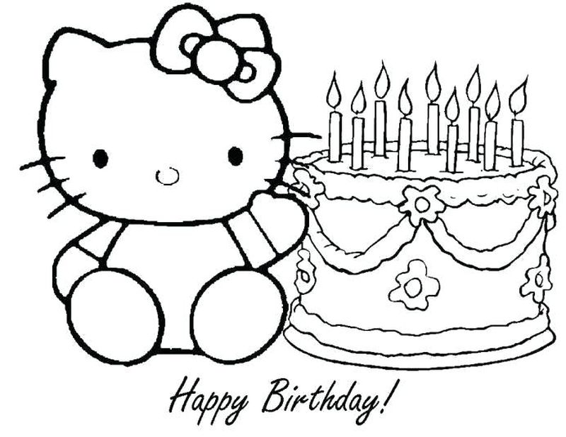 Hello Kitty Coloring Pages Free Printables