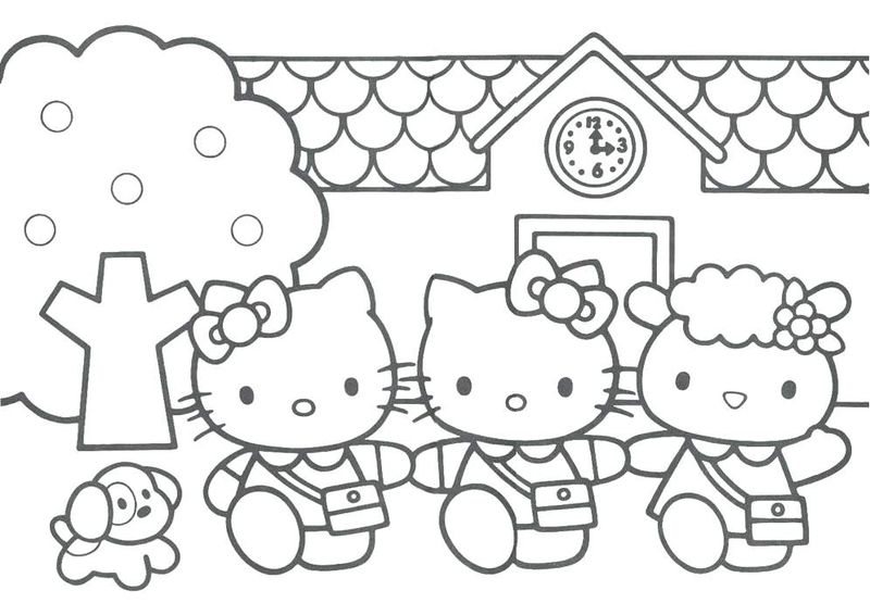 Hello Kitty Coloring Pages Pdf