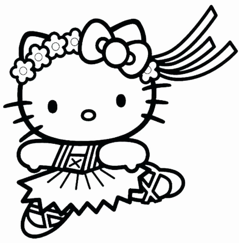 princess hello kitty coloring pages