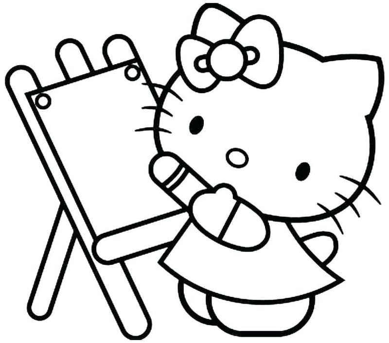 Hello Kitty Coloring Pages That You Can Print
