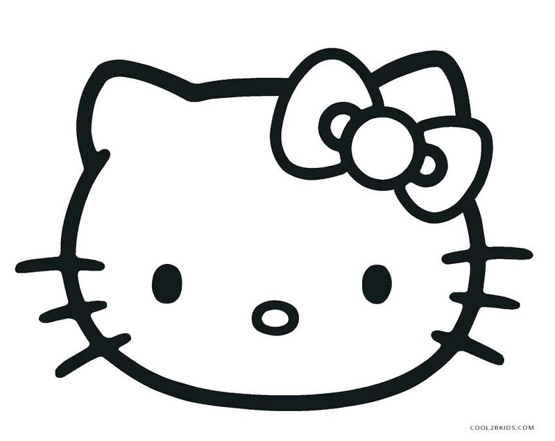 Hello Kitty Coloring Pages To Color Online