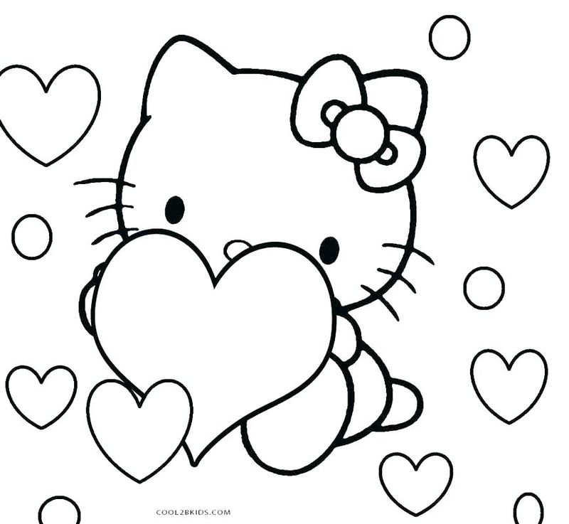 Hello Kitty Printable Coloring Pages Online