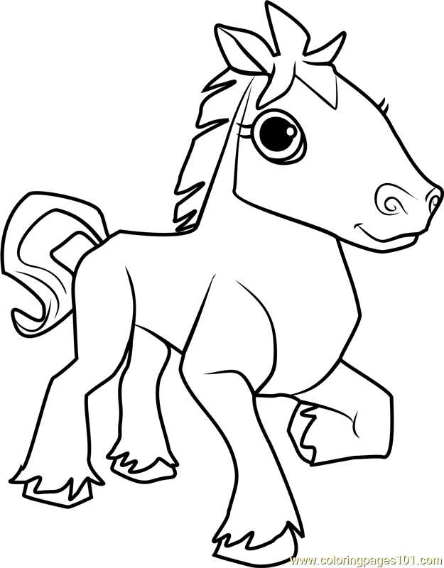 Horse Animal Jam Coloring Pages
