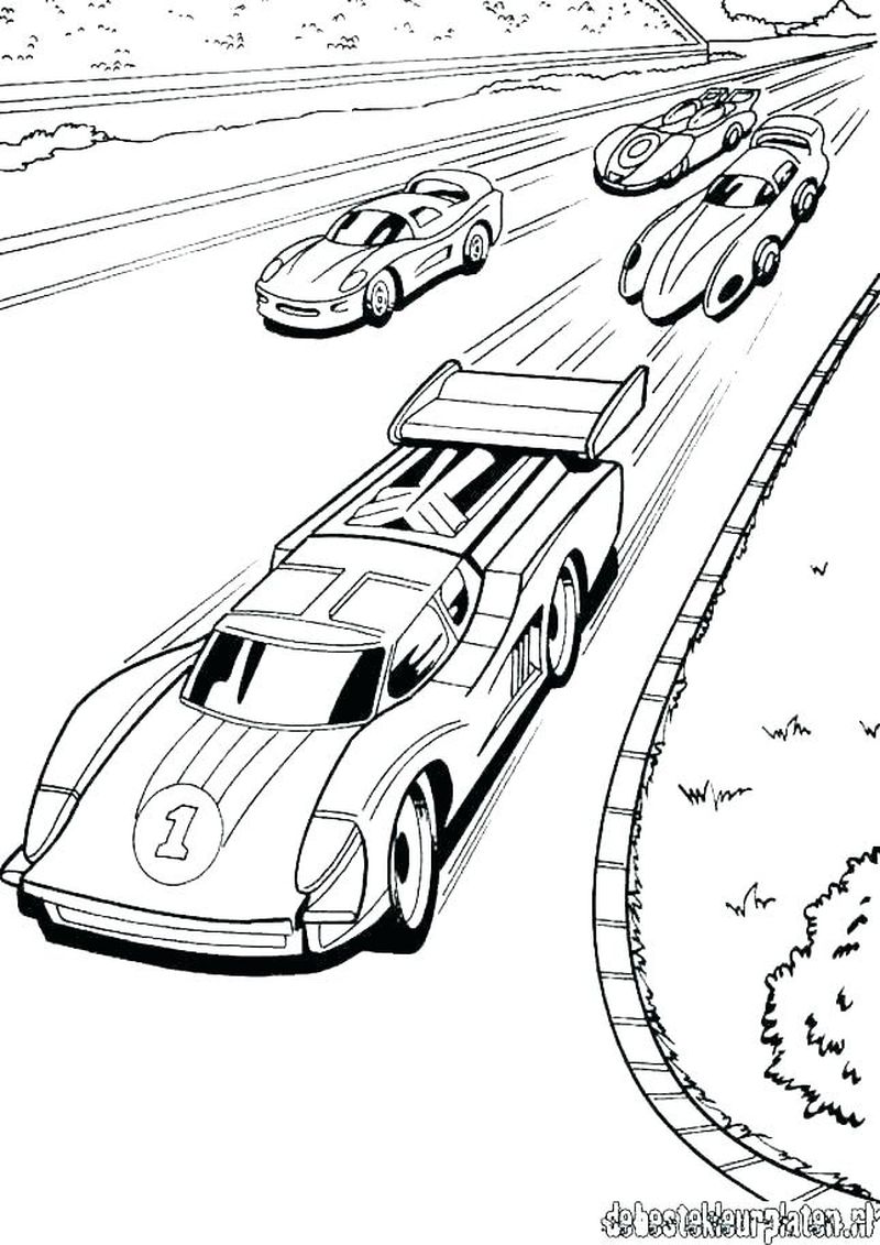 Hot Wheels Battle Force 5 Printable Coloring Pages